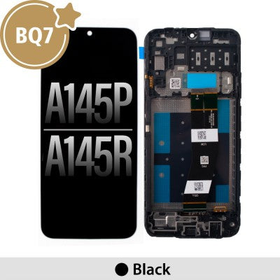 Samsung Galaxy A14 4G A145P / A145R BQ7 LCD Screen Replacement Digitizer with Frame-Black (As the same as service pack, but not from official Samsung) Samsung Galaxy A14 4G A145P / A145R BQ7 LCD Screen Replacement Digitizer with Frame-Black (As the same as service pack, but not from official Samsung)